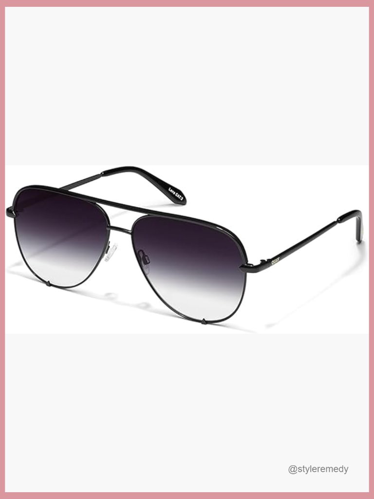 Polarized Aviator Sunglasses With Uv Protection, Metal Frame, Unisex Fit